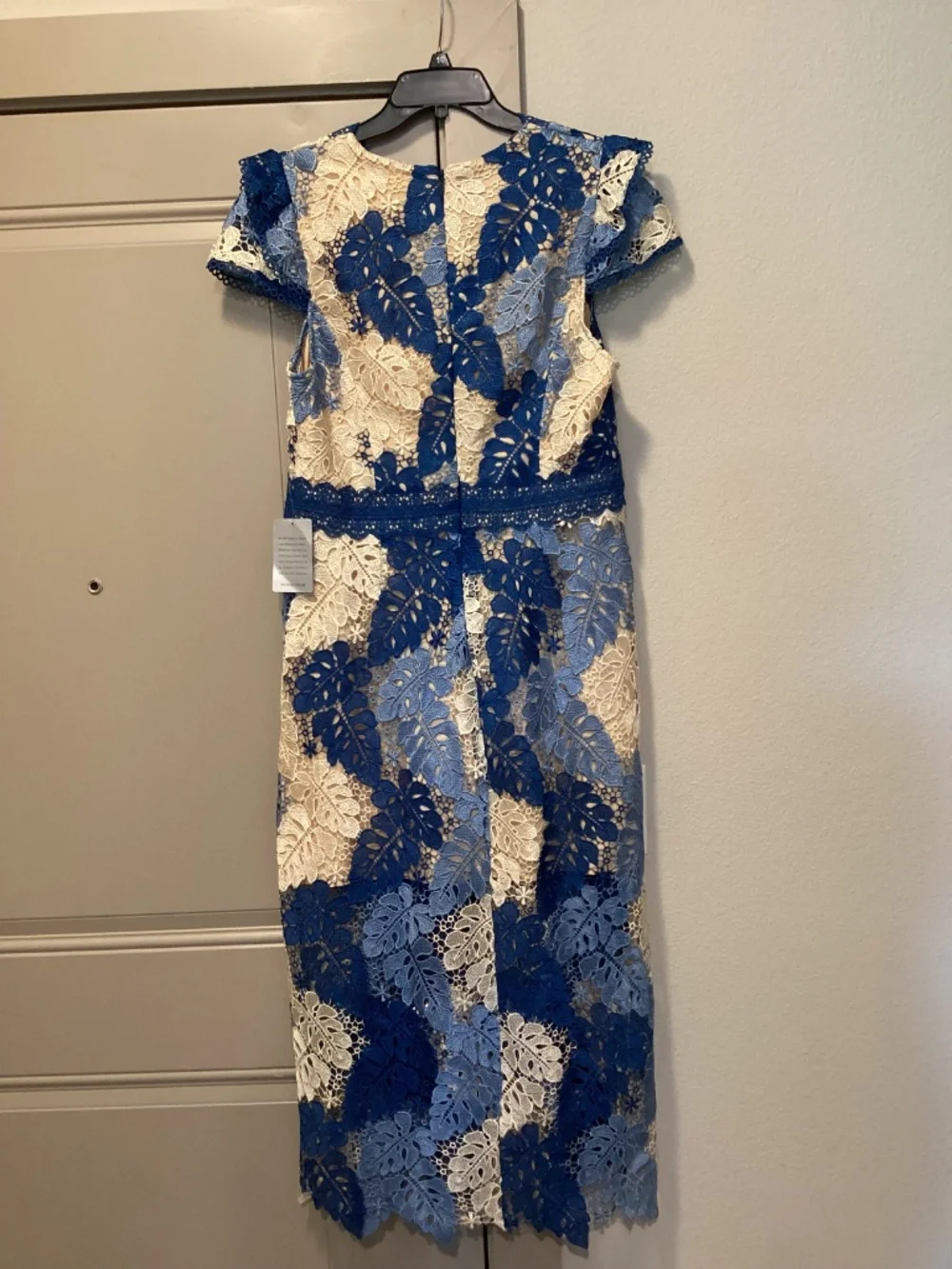 Adelyn Rae Adeline Palm Lace Midi Dress, size XL - Picture 6 of 12